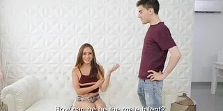 Lavishing brunet Lucia Nieto gets her cunt plowed wild by a mountainous-dicked stud