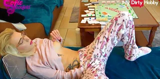 MyDirtyHobby - Blonde girlfriend caught fapping