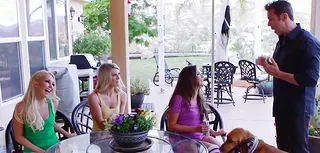 Fetish Woman Aaliyah Shares Steamy Threesome with Two Chicks and Lucky Man