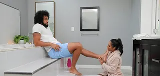 Experience Ultimate Pleasure: Camila Cortez Pampers Her Man with Sensual Spa Seduction!