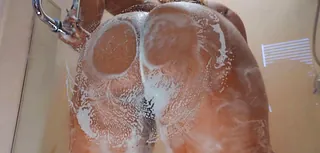 Experience Mimi Curvaceous' Sensual Shower Session with Her Bubble Booty and Perky Breasts