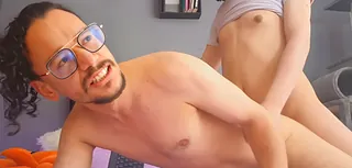 Shemale fuck Boyfriend ass on cam