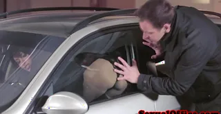 Glorious Anissa Kate blows and screws the boss male's dick